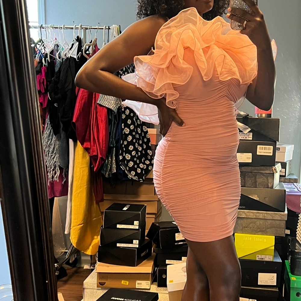 Pretty in pink tulle dress